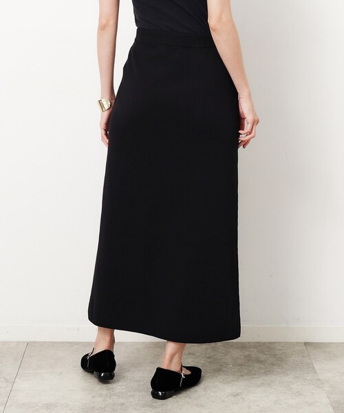 OPAQUE.CLIP（オペークドットクリップ）の「◆ニットナロースカート／セットアップ対応【洗濯機洗い可】（スカート・レディース・ブルー系その他/ブラック/ダークオリーブ・42/40/38）」の18枚目の写真