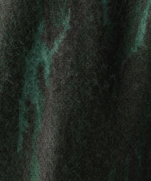 RAGEBLUE（レイジブルー）の「Pattern mohair knit over loose cardigan/総柄/モヘヤニットカーディガン（カーディガン/ボレロ・メンズ・ブルー/ブラック系その他/グリーン/ブラウン・SMALL/MEDIUM/LARGE）」の16枚目の写真