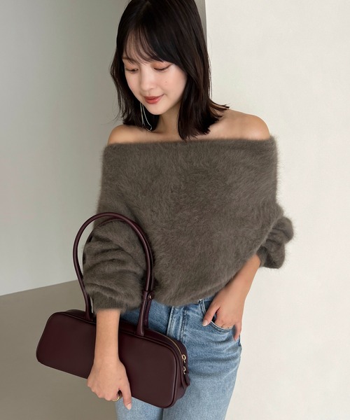 ラクーンフォックスオフショルニットプルオーバー（ニット/セーター