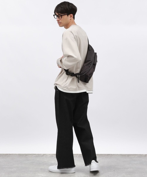 LAKOLE(ラコレ)の「ツイルスエードレイヤープルオーバー / 140615(Tシャツ/カットソー・メンズ・チャコールグレー/ライトグレー/ライトグリーン/ピンク・SMALL/MEDIUM/LARGE/X-LARGE)」の6枚目の写真