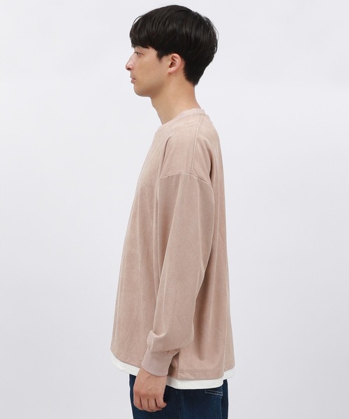 LAKOLE(ラコレ)の「ツイルスエードレイヤープルオーバー / 140615(Tシャツ/カットソー・メンズ・チャコールグレー/ライトグレー/ライトグリーン/ピンク・SMALL/MEDIUM/LARGE/X-LARGE)」の11枚目の写真