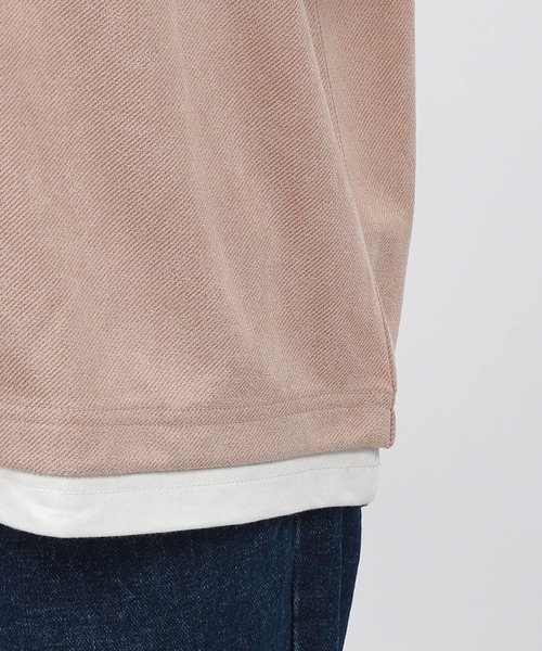 LAKOLE(ラコレ)の「ツイルスエードレイヤープルオーバー / 140615(Tシャツ/カットソー・メンズ・チャコールグレー/ライトグレー/ライトグリーン/ピンク・SMALL/MEDIUM/LARGE/X-LARGE)」の16枚目の写真