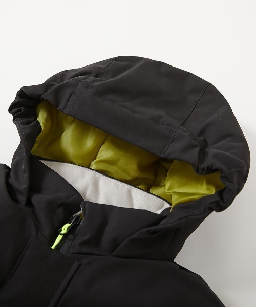 devirock（デビロック）の「撥水 耐水圧(5000mm以上) 普段着としても使える 中綿スノージャケット（ダウンジャケット/コート・キッズ・パープル系7/ブラック/スカイブルー・100cm/110cm/120cm/130cm/140cm/150cm/160cm）」の19枚目の写真