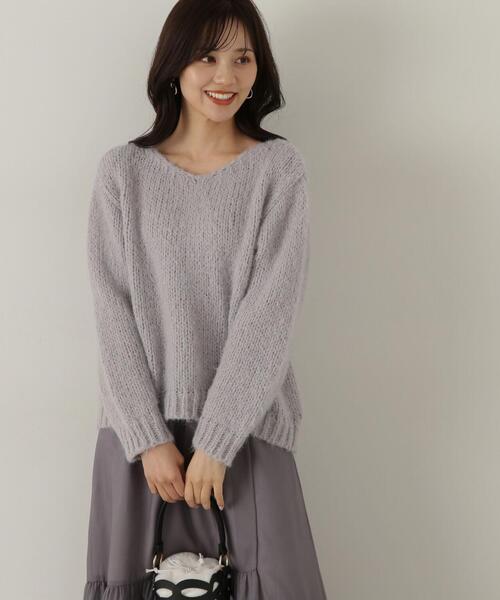 PROPORTION BODY DRESSING(プロポーションボディドレッシング)の「ローゲージニット / 1214270930(ニット/セーター・レディース・グレー/ベージュ/ピンク・FREE)」の11枚目の写真