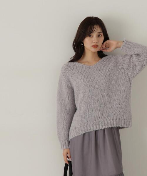 PROPORTION BODY DRESSING(プロポーションボディドレッシング)の「ローゲージニット / 1214270930(ニット/セーター・レディース・グレー/ベージュ/ピンク・FREE)」の12枚目の写真