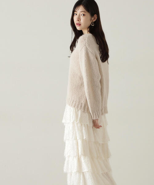 PROPORTION BODY DRESSING(プロポーションボディドレッシング)の「ローゲージニット / 1214270930(ニット/セーター・レディース・グレー/ベージュ/ピンク・FREE)」の13枚目の写真