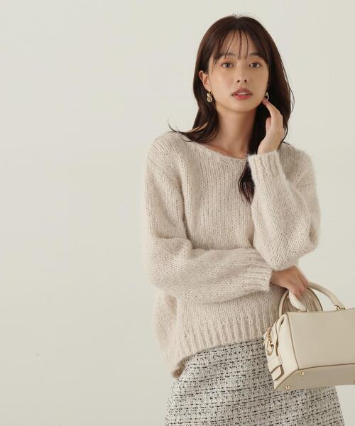 PROPORTION BODY DRESSING(プロポーションボディドレッシング)の「ローゲージニット / 1214270930(ニット/セーター・レディース・グレー/ベージュ/ピンク・FREE)」の14枚目の写真