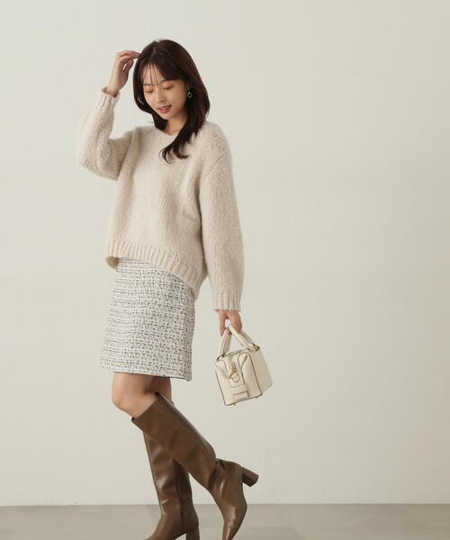 PROPORTION BODY DRESSING(プロポーションボディドレッシング)の「ローゲージニット / 1214270930(ニット/セーター・レディース・グレー/ベージュ/ピンク・FREE)」の17枚目の写真