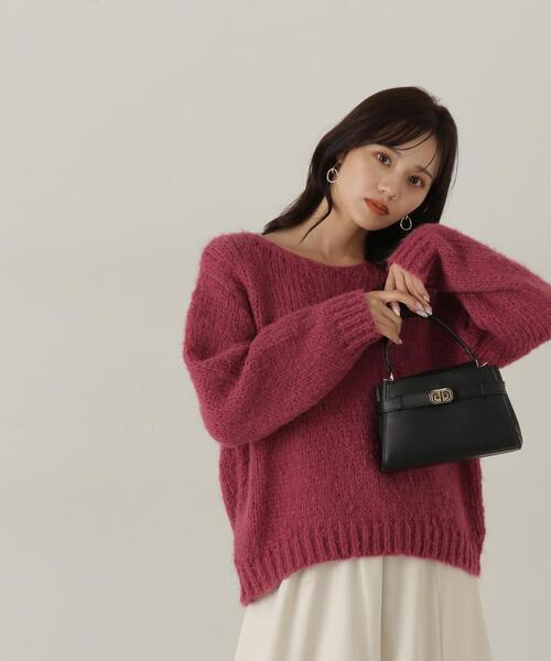 PROPORTION BODY DRESSING(プロポーションボディドレッシング)の「ローゲージニット / 1214270930(ニット/セーター・レディース・グレー/ベージュ/ピンク・FREE)」の20枚目の写真