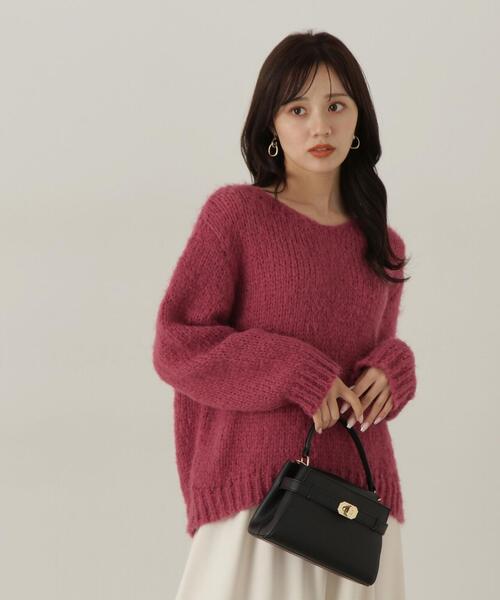 PROPORTION BODY DRESSING(プロポーションボディドレッシング)の「ローゲージニット / 1214270930(ニット/セーター・レディース・グレー/ベージュ/ピンク・FREE)」の21枚目の写真