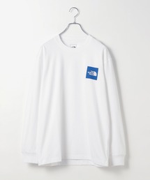 【THE NORTH FACE(ザ・ノース・フェイス)】スクエアロゴロングスリーブT(WOMEN)