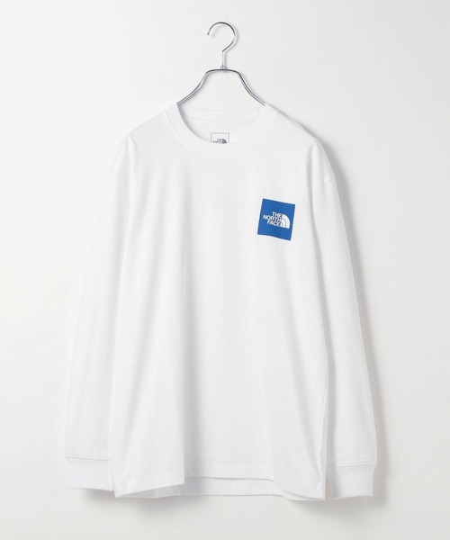 THE NORTH FACE(ザノースフェイス)の「【THE NORTH FACE(ザ・ノース・フェイス)】スクエアロゴロングスリーブT(WOMEN)(Tシャツ/カットソー・レディース・ブラック/クリアブルー/グレー/ホワイト・LARGE)」の1枚目の写真