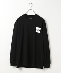 【THE NORTH FACE(ザ・ノース・フェイス)】スクエアロゴロングスリーブT(WOMEN)