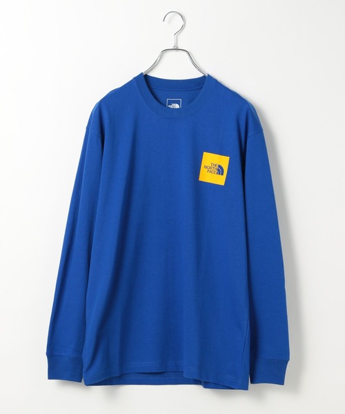 THE NORTH FACE(ザノースフェイス)の「【THE NORTH FACE(ザ・ノース・フェイス)】スクエアロゴロングスリーブT(WOMEN)(Tシャツ/カットソー・レディース・ブラック/クリアブルー/グレー/ホワイト・LARGE)」の4枚目の写真