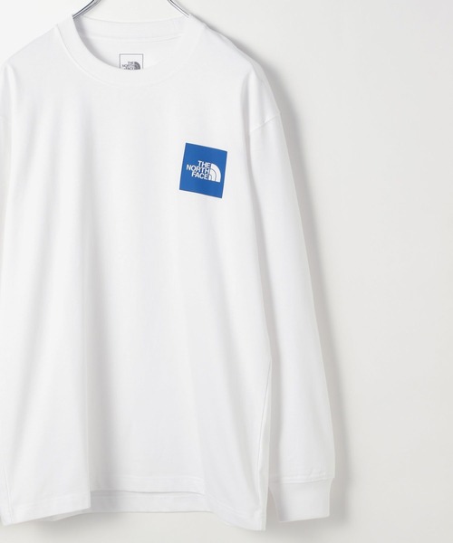 THE NORTH FACE(ザノースフェイス)の「【THE NORTH FACE(ザ・ノース・フェイス)】スクエアロゴロングスリーブT(WOMEN)(Tシャツ/カットソー・レディース・ブラック/クリアブルー/グレー/ホワイト・LARGE)」の7枚目の写真