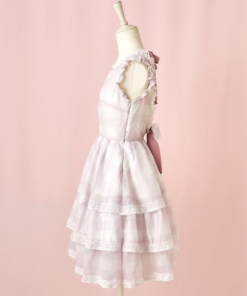 ワンピース Mellfy memory Fairy love Gingham check mellfy memory（メルフィーメモリー）の「Fairy love Gingham check
