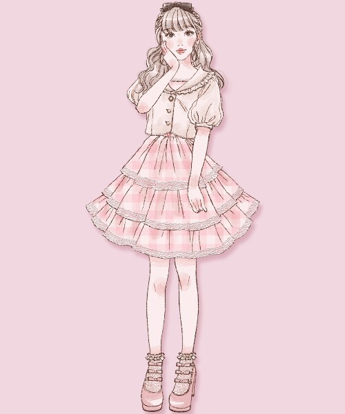 mellfy memory（メルフィーメモリー）の「Fairy love Gingham check