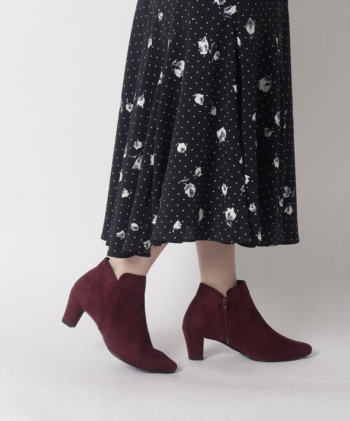 ESPERANZA(エスペランサ)の「デコレーションミドルヒールショートブーツ(ブーツ・レディース・ブラック系/ベージュ系/ワイン系・S/M/L/LL)」の15枚目の写真