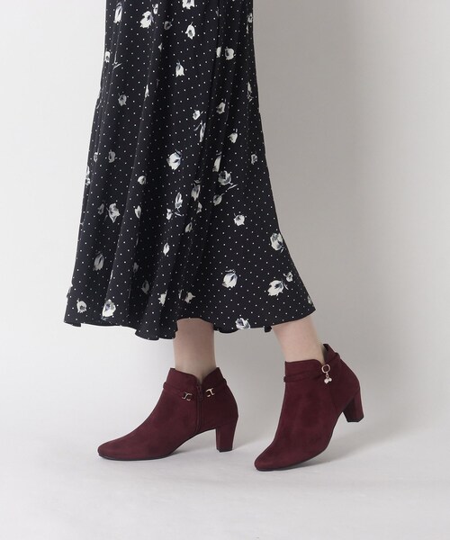 ESPERANZA(エスペランサ)の「デコレーションミドルヒールショートブーツ(ブーツ・レディース・ブラック系/ベージュ系/ワイン系・S/M/L/LL)」の17枚目の写真