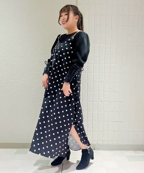 ESPERANZA(エスペランサ)の「デコレーションミドルヒールショートブーツ(ブーツ・レディース・ブラック系/ベージュ系/ワイン系・S/M/L/LL)」の6枚目の写真