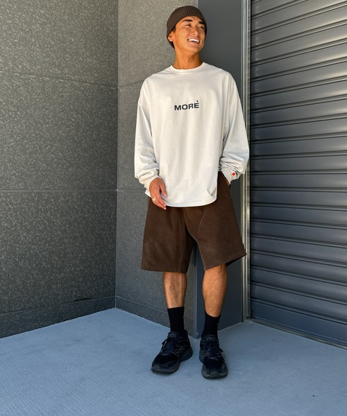 CANAL JEAN（キャナルジーン）の「1975 TOKYO　MOREロングTシャツ（Tシャツ/カットソー・レディース・スミクロ/ネイビー/ホワイト/グレー・LARGE/X-LARGE/MEDIUM）」の19枚目の写真