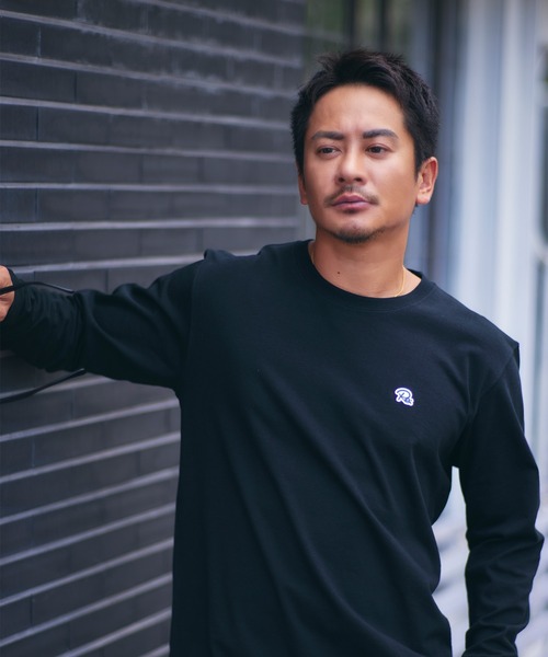 #Re:room(リルーム)の「Re:ワッペンスタンダードロングスリーブ(Tシャツ/カットソー・メンズ・ブラック/ホワイト・M-L/L-XL/S-M)」の5枚目の写真