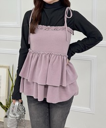 clear | フリルニットソービスチェ [華やかコーデ]≪2024AW新作≫(ニット/セーター)