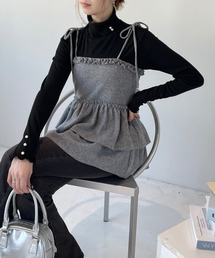 clear | フリルニットソービスチェ [華やかコーデ]≪2024AW新作≫(ニット/セーター)