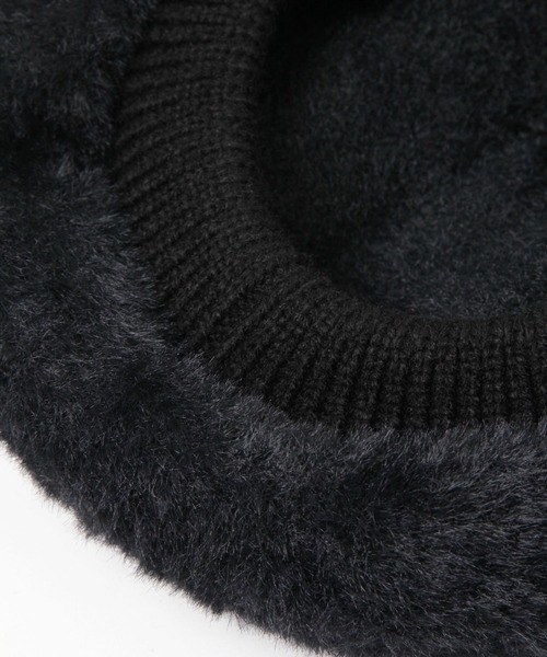 LAKOLE（ラコレ）の「シャギーベレー帽 / 145333（ハンチング/ベレー帽・レディース・オフホワイト/ブラック/グレー・FREE）」の9枚目の写真