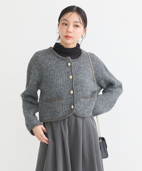 美品 earth music&ecology ポンチョ ニット ハイカットニット earth music & ecology - earth music&ecology アース