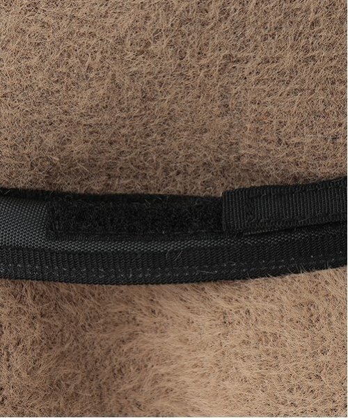 petit main（プティマイン）の「シャギーバケットハット（ハット・キッズ・モカ/アイボリー・50cm/52cm/54cm）」の6枚目の写真