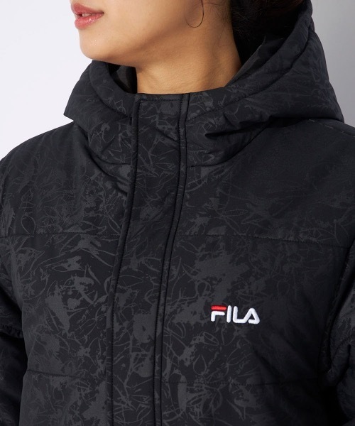 FILA/フィラ】レディース中綿入りロングコート ベンチコート