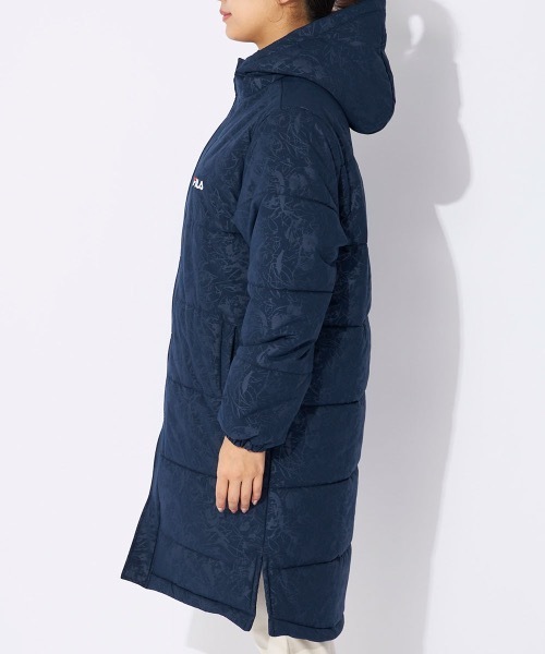 FILA/フィラ】レディース中綿入りロングコート ベンチコート