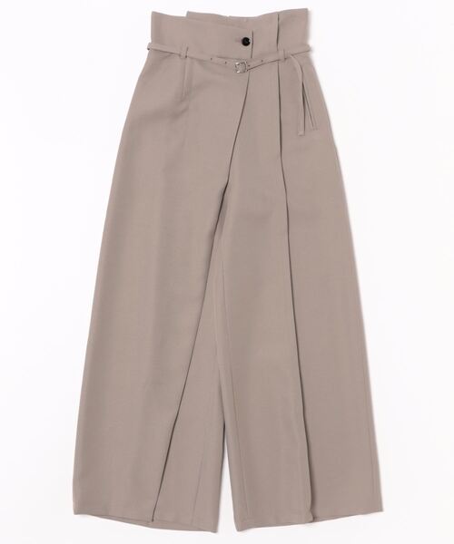 UNITED TOKYO（ユナイテッドトウキョウ）の「【シリーズ累計販売数23,000本突破！】HAKAMAツイルハイウエストパンツ｜細見え/ストレッチ/防シワ/ウォッシャブル(無地)/オフィスカジュアル/春服（その他パンツ・レディース・インディゴブルー/ベージュ/アイボリー/ブラック/その他4/その他3/タン・4/1/3/2）」の5枚目の写真