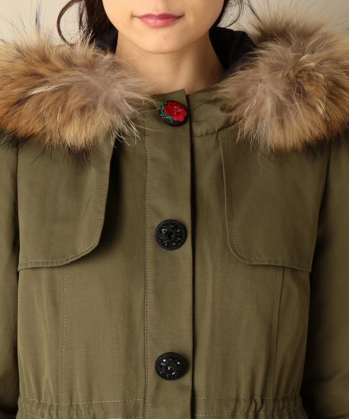 DOLLY GIRL BY ANNA SUI アナスイ モッズ コート フード DOLLY GIRL BY ANNA SUI（ドーリーガール バイ アナ スイ）の