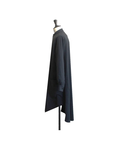 SISE(シセ)の「SISE NO COLLER LONG SHIRTS(シャツ/ブラウス・メンズ・ブラック・MEDIUM)」の4枚目の写真