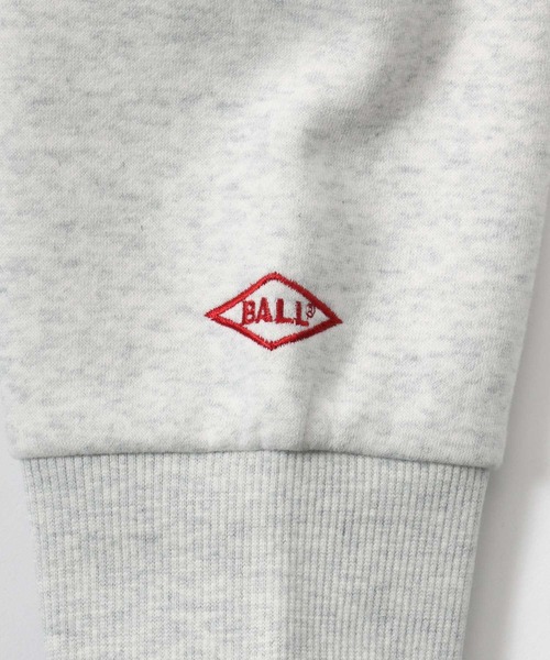 BALL(ボール)の「2026AW BALL/ボール 裏起毛 ワンポイントロゴ ワッペン刺繍 スウェットフルジップパーカー レディース メンズ トレーナー(パーカー・メンズ・グレー/ネイビー/ブラック/アッシュグレー/グリーン/チャコール・LL/L/M)」の16枚目の写真
