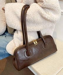 florist | レザーライク横長ボストンバッグ/ハンドバッグ(ボストンバッグ)