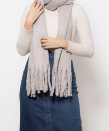 cachenez（カシュネ）の「カシュネ cache nez / リサイクルポリラッセルニットストール（ストール/ショール）」