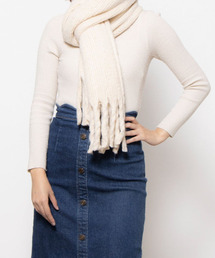 cachenez（カシュネ）の「カシュネ cache nez / リサイクルポリラッセルニットストール（ストール/ショール）」