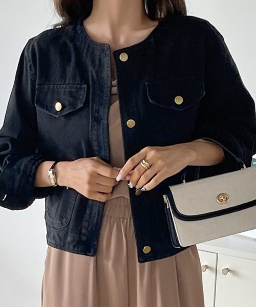 カジュアルデニムジャケット（デニムジャケット）｜Doux Belle（ドゥーベル）