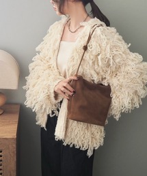 suede like mini bucket bag /バケツミニショルダーバッグ