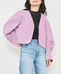 Sirin（シリン）の「ボリュームスリーブボレロコート《日本製》（ノーカラーコート）」