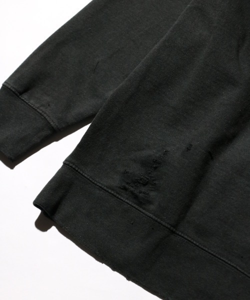THRIFTY LOOK（スリフティールック）の「THRIFTY LOOK / スリフティールック WORN-OUT BAND HOODIE 'JOY DIVISION' ジョイディビジョン ダメージ加工（パーカー・メンズ・ブラック・X-LARGE/XX-LARGE/MEDIUM/LARGE）」の5枚目の写真