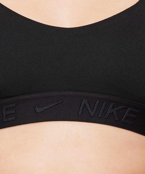 NIKE（ナイキ）の「ナイキ インディ ガールズ スポーツブラ / Nike Indy Girls' Sports Bra FZ5860-010 Black（スポーツブラ・キッズ・ブラック・XS/L/M/S/XL）」の3枚目の写真