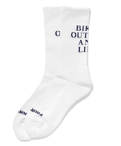 430(フォーサーティ)の「mko12494-CM MASSAGE LONG SOX ソックス(ソックス/靴下・メンズ・ホワイト/グリーン/ブラック・FREE)」の2枚目の写真