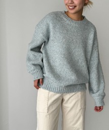 CANAL JEAN | El mar　ウール混MIXオーバーニット(ニット/セーター)