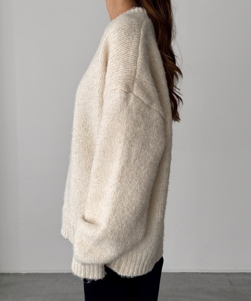 CANAL JEAN（キャナルジーン）の「El mar ウール混MIXオーバーニット