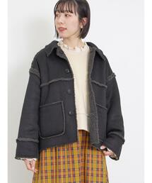 Samansa Mos2 | リバーシブルボアブルゾン(ブルゾン)