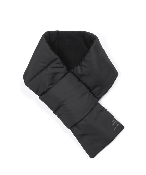 The DUFFER of ST.GEORGE(ザダファーオブセントジョージ)の「PADDING MUFF:中綿マフラー(マフラー・メンズ・ブラック/グレー・F)」の3枚目の写真